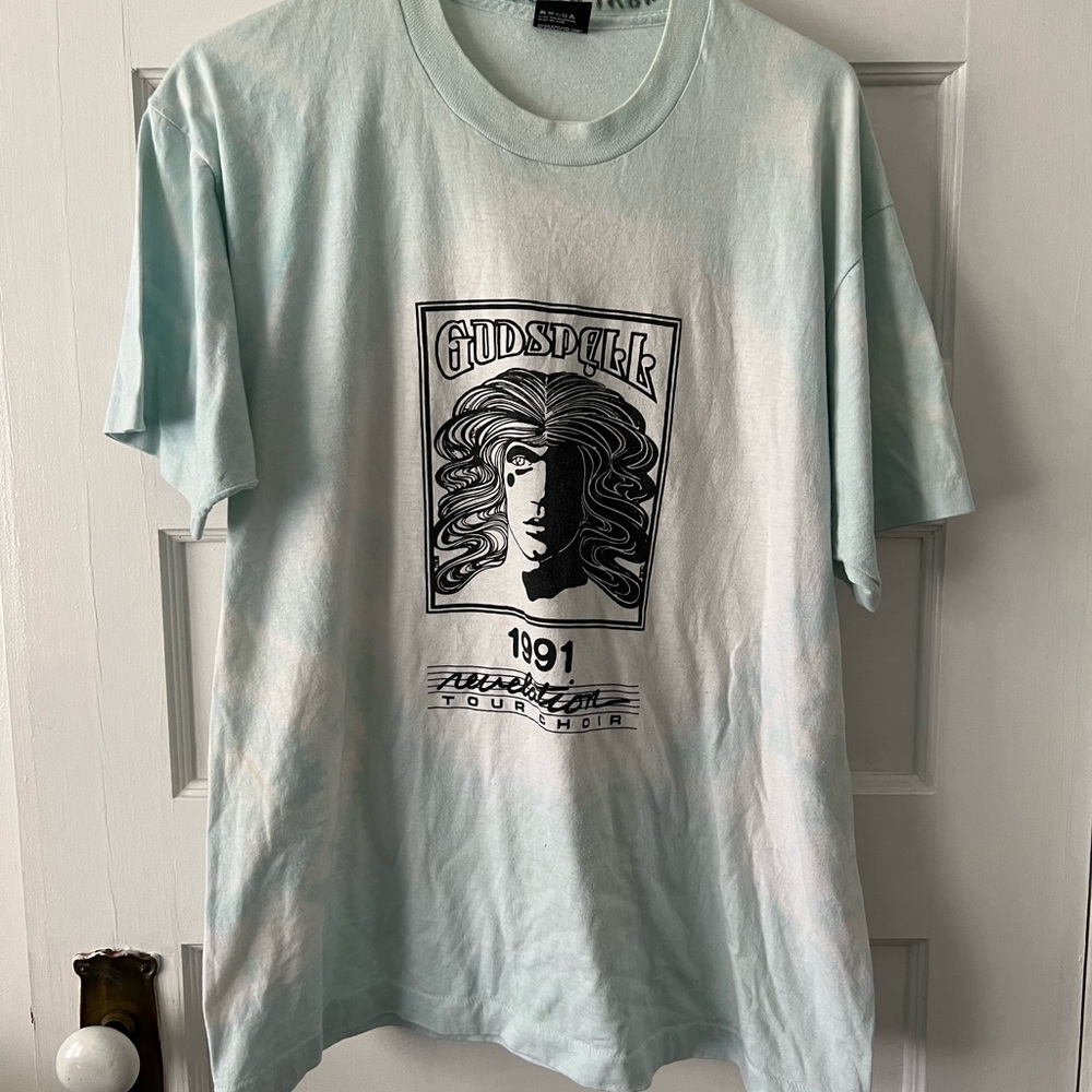 Vintage 1991 Godspell Tour Tie Dye Shirt
